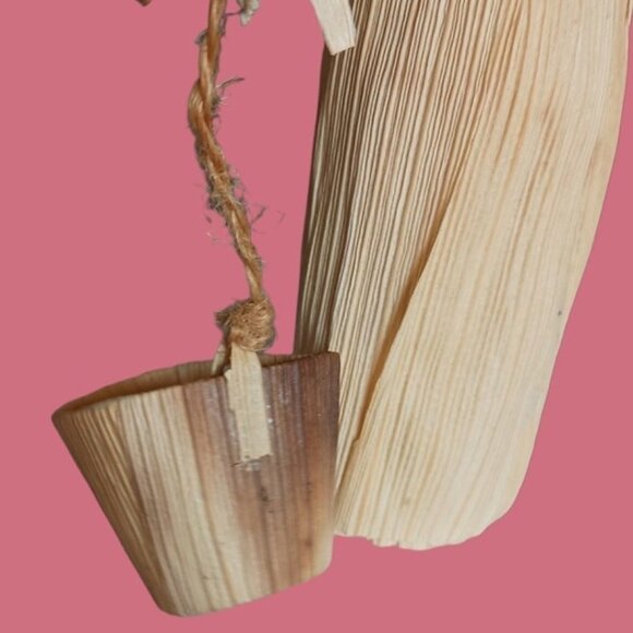 Vintage corn husk straw family lot of 8 - Picture 7 of 12